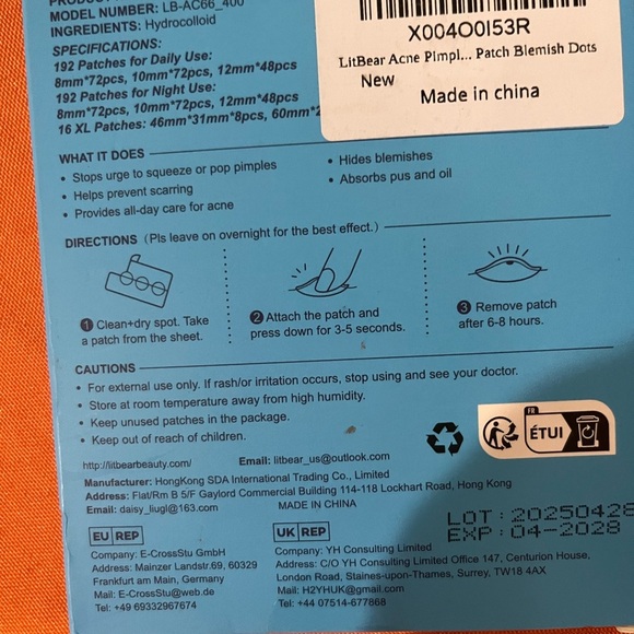 24-Hour Acne Patch Set - Blue - Picture 3 of 5